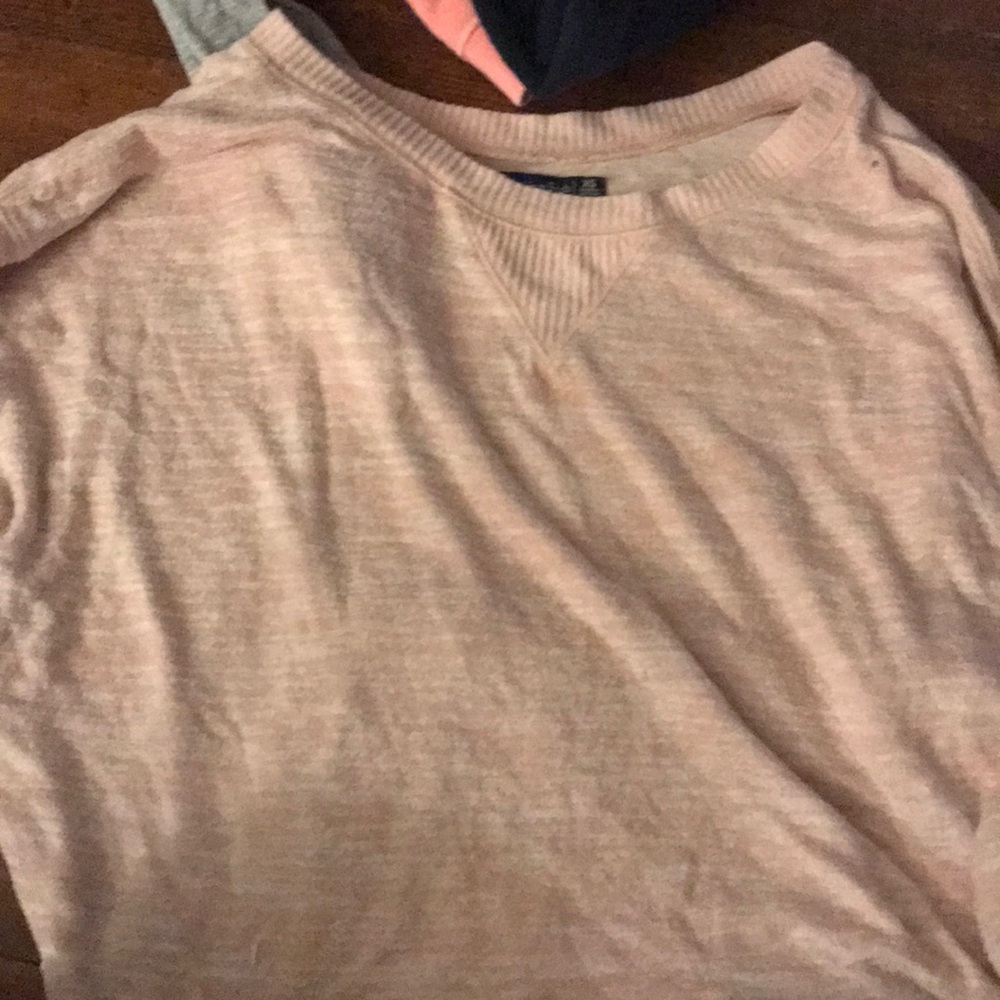 Pink flowy sweater